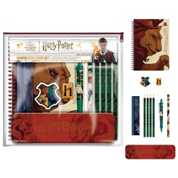 Schreibwaren-Set - Harry Potter - Haus Gryffindor