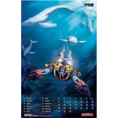 Calendar - UFO Robot Grendizer - Whales