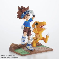 Figurine Statique - DXF - Digimon - Taichi & Agumon