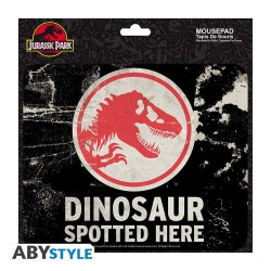 Mousepad - Jurassic Park - Dinosaur spotted here