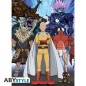 Poster - À plat - One Punch Man - Saitama & Monsters