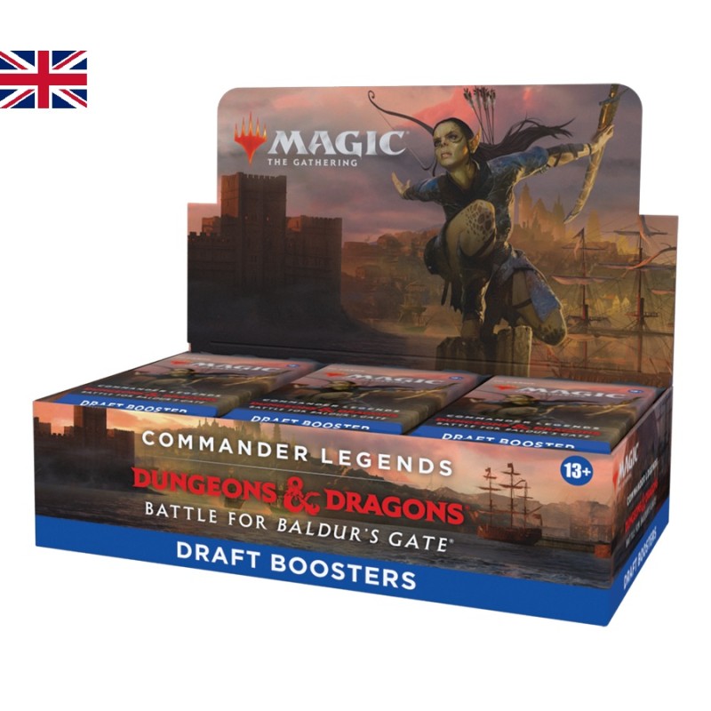 Sammelkarten - Draft-Booster - Magic The Gathering - Commander Legends Baldur's Gate - Draft Booster Box Sammelkarten - Draft-Booster - Magic The Gathering - Commander Legends Baldur's Gate - Draft Booster Box