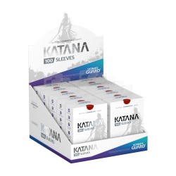 Protège-cartes - Accessoires - Boîte de 100 pièces - Katana - Standard - Rouge