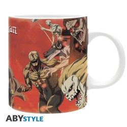 Mug - Subli - L'attaque des Titans - Scène de bataille