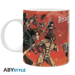 Mug - Subli - L'Attaque des Titans - Scène de bataille