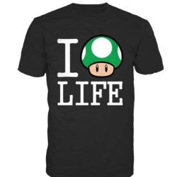 T-shirt - Nintendo - I Love Life - S Homme 