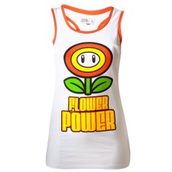 T-shirt - Nintendo - Flower Power - L Femme 