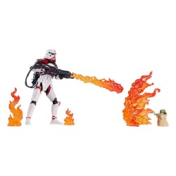 Figurine articulée - The Black Series - Star Wars - Incinerator Trooper & Child