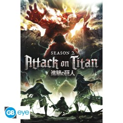 Poster - Gerollt und mit Folie versehen - Attack on Titan