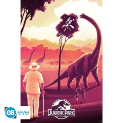 Poster - Gerollt und mit Folie versehen - Jurassic Park