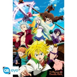 Poster - Gerollt und mit Folie versehen - Seven Deadly Sins