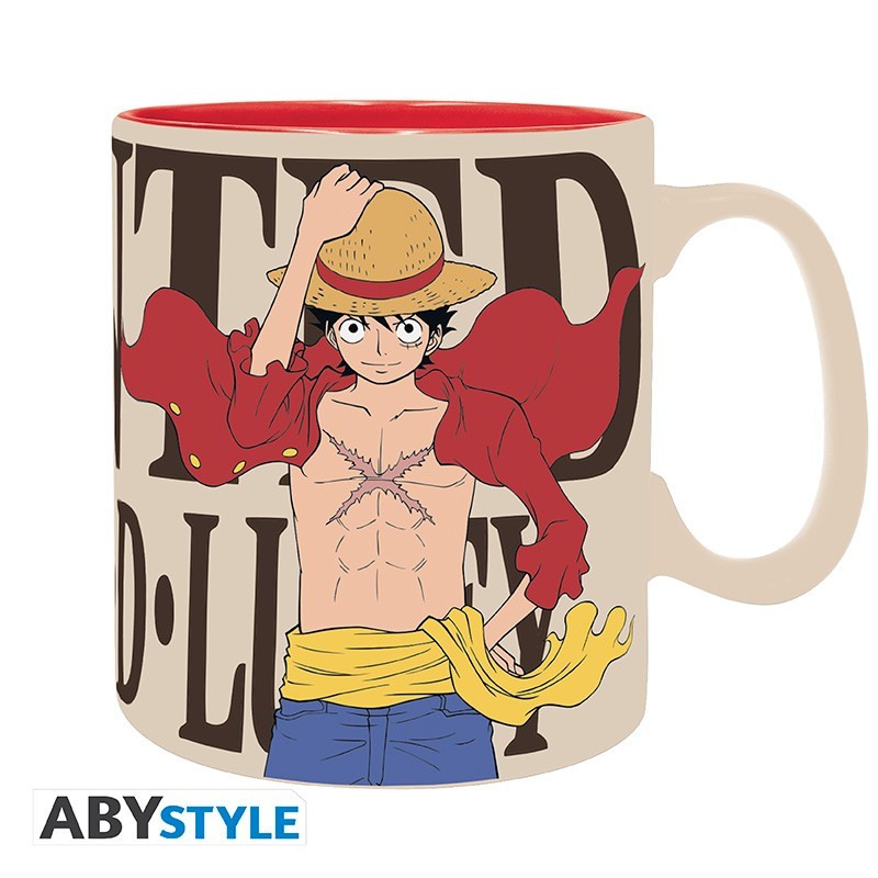 Becher - Tasse(n) - One Piece - Luffy & Wanted - Monkey D. Ruffy