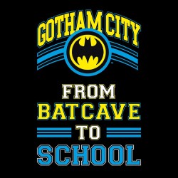 Sweatshirt - Batman - Batcave to school - S Unisexe 
