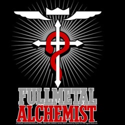 T-shirt - Full Metal Alchemist - Crest - L Homme 