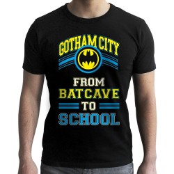 T-shirt - Batman - Batcave to school - M Unisexe 