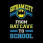 T-shirt - Batman - Batcave to school - XL Unisexe 