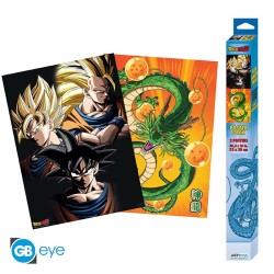 Poster - Pack de 2 - Dragon Ball - Saiyajin & Shenron