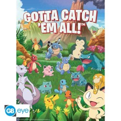 Poster - Set of 2 - Pokemon - Pikachu & Friends