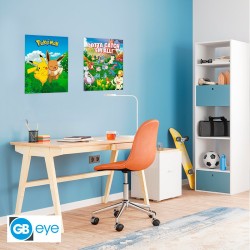 Poster - Set of 2 - Pokemon - Pikachu & Friends