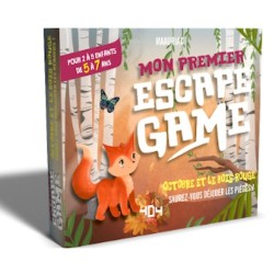 Escape Game - Coopératif - Pour enfants - Casse tête/Réflexion - Octobre et le Bois Rouge