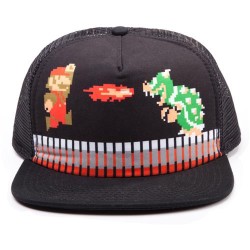 Casquette - Snap Back - Super Mario - Bowser - U Unisexe 