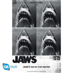 Poster - Gerollt und mit Folie versehen - Jaws