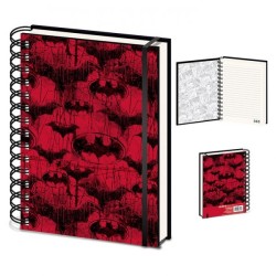 Notebook - Batman - Red