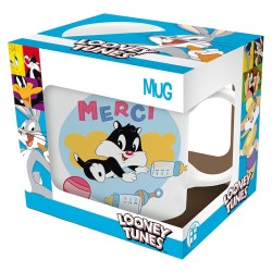 Becher - Tasse(n) - Looney Tunes - Danke von ganzem Herzen (Fr)