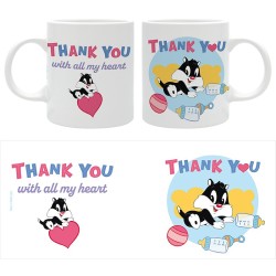 Mug - Mug(s) - Family & Friends - Looney Tunes - Thank you with all my heart