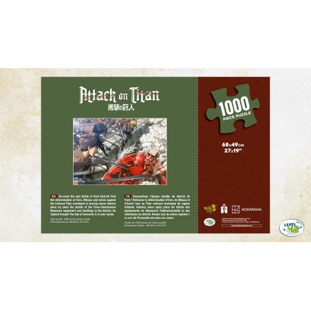 Puzzle - Casse tête/Réflexion - Indépendant de la langue - L'Attaque des Titans