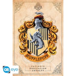 Poster - Gerollt und mit Folie versehen - Harry Potter - Haus Hufflepuff