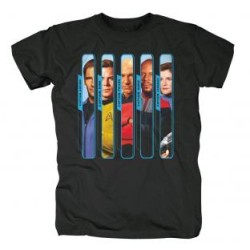 T-shirt - Star Trek - The Captains - M Homme 