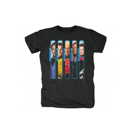 T-shirt - Star Trek - The Captains - M Homme 