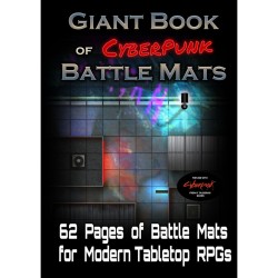 Battle Mats - Divers - Giant Book of CyberPunk Battle Mats