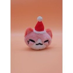 Plush - Nemuneko - Christmas Hat Pink - Coll. Christmas