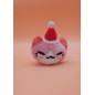 Plüsch - Nemuneko - Weihnachtsmütze Rosa - Coll. Weihnachtsfest