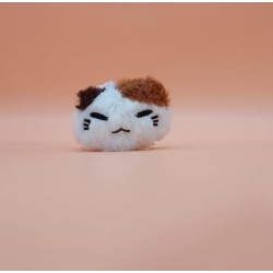 Peluche - Nemuneko - Blanc et brun - Coll. Scotish