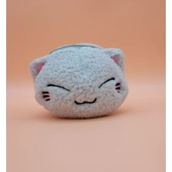 Peluche - Nemuneko - Gris - Coll. avec poche