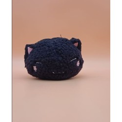 Peluche - Nemuneko - Noir - Coll. avec poche