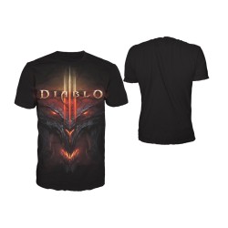 T-shirt - Diablo - Black Face - M Homme 