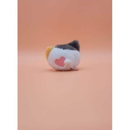 Peluche - Nemuneko - Gris Coeur Rose