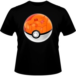 T-shirt - Parodie - Pokeball - XL Homme 