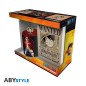 Set - One Piece - Becher 320ml + Schlüsselanhänger PVC + Notizbuch "Luffy"