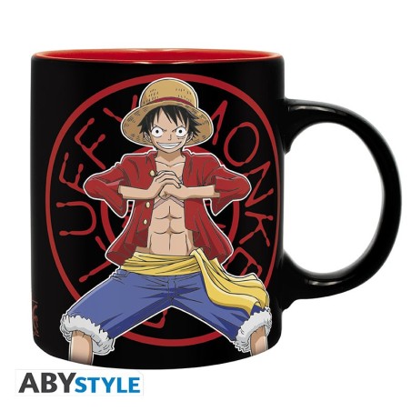 Set - One Piece - Mug 320ml + Keyring PVC + Notebook "Luffy"