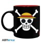 Set - One Piece - Becher 320ml + Schlüsselanhänger PVC + Notizbuch "Luffy"
