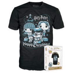 T-shirt - Harry Potter - Happy Christmas - S Unisexe 