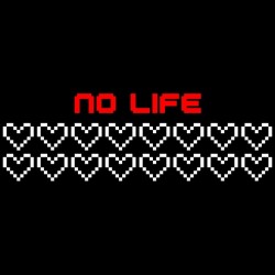 T-shirt - Parody - No Life - M Homme 