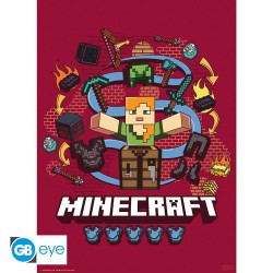 Poster - Packung mit 2 - Minecraft - Core Minecraft