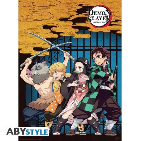 Poster - Pack de 2 - Demon Slayer - Groupe & Duo