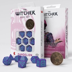 Jeux de rôle - Dés - The Witcher - Dandelion - Half a Century of Poetry (RPG dice set)